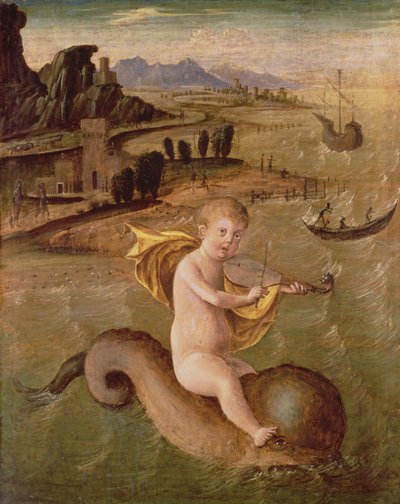 Arion Riding on the Dolphin by Francesco Bianchi Ferrari